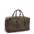 Funki Buys | Bags | Travel Bags Canvas Leather Overnight Bag