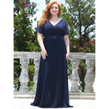 Funki Buys | Dresses | Women's Elegant Chiffon Evening Dress