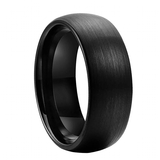 Funki Buys | Rings | Tungsten Brushed Bands 8mm 6mm