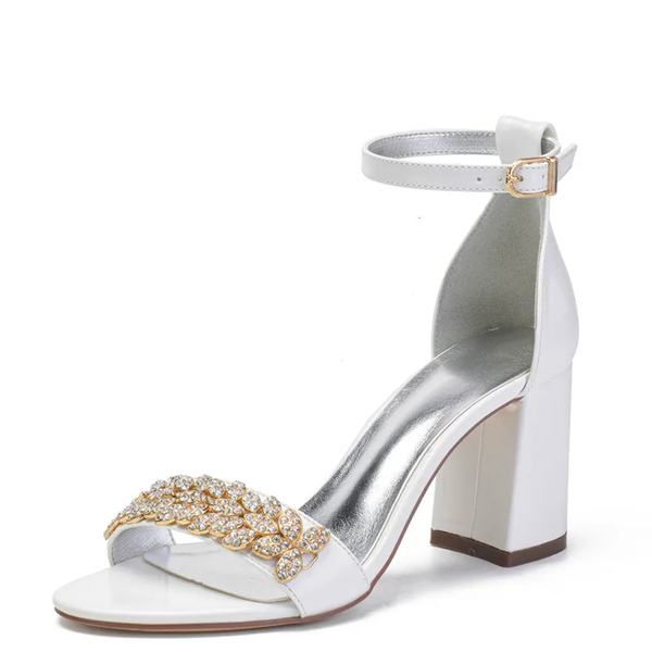 Funki Buys | Shoes | Women's Gold Crystal Trim Bridal Sandals