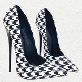 Funki Buys | Shoes | Women's Custom Houndstooth Super High Heels