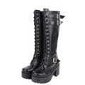 Funki Buys | Boots | Women's Goth Motorcycle Platform Boots