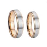 Funki Buys | Rings | Men's Women's Brushed Titanium Wedding Rings