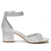 Funki Buys | Shoes | Women's Shiny Buckle Strap Sandals | 5.5cm Heels