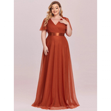 Funki Buys | Dresses | Women's Plus Size Long Evening Dress