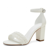 Funki Buys | Shoes | Women's High Block Heel Wedding Sandals |