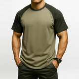 Funki Buys | Shirts | Men's Quick Dry Casual Two Toned T-Shirt