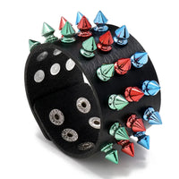 Funki Buys | Bracelets | Unisex Wide Cuff Goth Bracelet