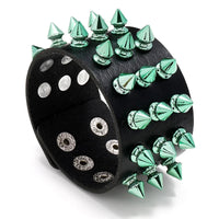 Funki Buys | Bracelets | Unisex Wide Cuff Goth Bracelet