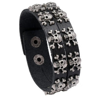 Funki Buys | Bracelets | Unisex Wide Cuff Goth Bracelet