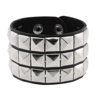 Funki Buys | Bracelets | Unisex Wide Cuff Goth Bracelet