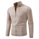 Funki Buys | Sweaters | Men's ZipUp Slim Fit Stand Collar Jacket