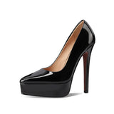 Funki Buys | Shoes | Women's Genuine Patent Black Stilettos