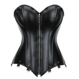 Funki Buys | Lingerie | Women's Faux Leather Fitted Corset