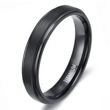 Funki Buys | Rings | Black Titanium Wedding Band Ring 1 Pcs