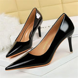Funki Buys | Shoes | Women's Formal Mid-Heel Nude Scarpins