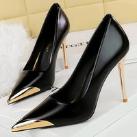 Funki Buys | Shoes | Women's Dress Shoes Metal Toe and Heel