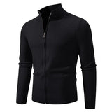 Funki Buys | Sweaters | Men's ZipUp Slim Fit Stand Collar Jacket