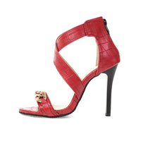 Funki Buys | Shoes | Women's Strappy Gladiator Stiletto Sandals