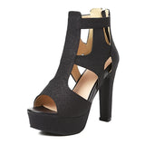 Funki Buys | Shoes | Women's Shimmery High Platform Sandals