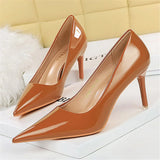 Funki Buys | Shoes | Women's Formal Mid-Heel Nude Scarpins