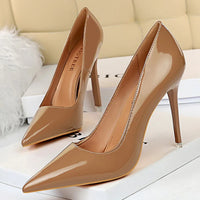 Funki Buys | Shoes | Women's Formal Mid-Heel Nude Scarpins