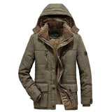 Funki Buys | Jackets | Men's Long Warm Fleece Winter Parkas