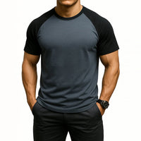 Funki Buys | Shirts | Men's Quick Dry Casual Two Toned T-Shirt