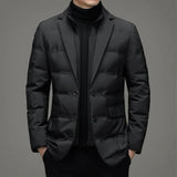 Funki Buys | Jackets | Men's Winter Warm Down Dress Blazer