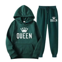 Funki Buys | Activewear | Women's Thickened Hooded Sweat Suit