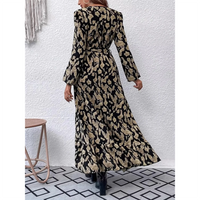 Funki Buys | Dresses | Women's Leopard Print Long  Dress