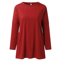 Funki Buys | Shirts | Women's Round Neck Stretch T-Shirt
