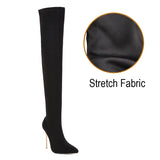 Funki Buys | Boots | Women's Cloth Leopard Print Stiletto Boots