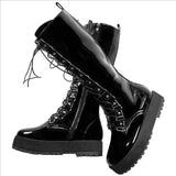 Funki Buys | Boots | Women's Men's Knee High Lace Up Boots