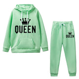 Funki Buys | Activewear | Women's Thickened Hooded Sweat Suit