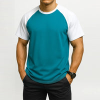 Funki Buys | Shirts | Men's Quick Dry Casual Two Toned T-Shirt