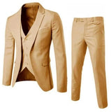 Funki Buys | Suits | Men's Classic 3 Pcs Formal Wedding Suit