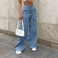 Funki Buys | Pants | Women's Loose Streetwear Fashion Jeans