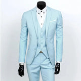 Funki Buys | Suits | Men's Classic 3 Pcs Formal Wedding Suit