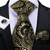 Funki Buys | Neckties | Men's Luxury 3 Pcs Jacquard Tie Set