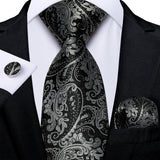 Funki Buys | Neckties | Men's Luxury 3 Pcs Jacquard Tie Set