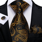 Funki Buys | Neckties | Men's Luxury 3 Pcs Jacquard Tie Set