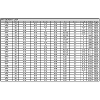 Chart showing men's suit sizes with categories for sizing (Regular, Short, Long), jacket, chest, overarm, shoulder, waist, neck, sleeve, length, height, and weight.