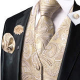 Funki Buys | Vests | Men's 5 Pcs Wedding Vest Tie Set