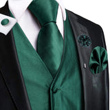 Funki Buys | Vests | Men's Formal Fashion 5 Pcs Silk Waistcoat Tie Sets