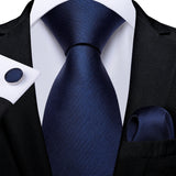 Funki Buys | Neckties | Men's Formal 3pcs Silk Teal Tie Set