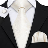 Funki Buys | Neckties | Men's Classic 3pcs Gold Tie Set