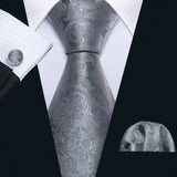 Funki Buys | Neckties | Men's Luxury 3 Pcs Silk Formal Tie Set