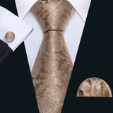 Funki Buys | Neckties | Men's Luxury 3 Pcs Silk Formal Tie Set