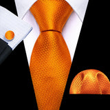 Funki Buys | Neckties | Men's Luxury 3 Pcs Silk Formal Tie Set